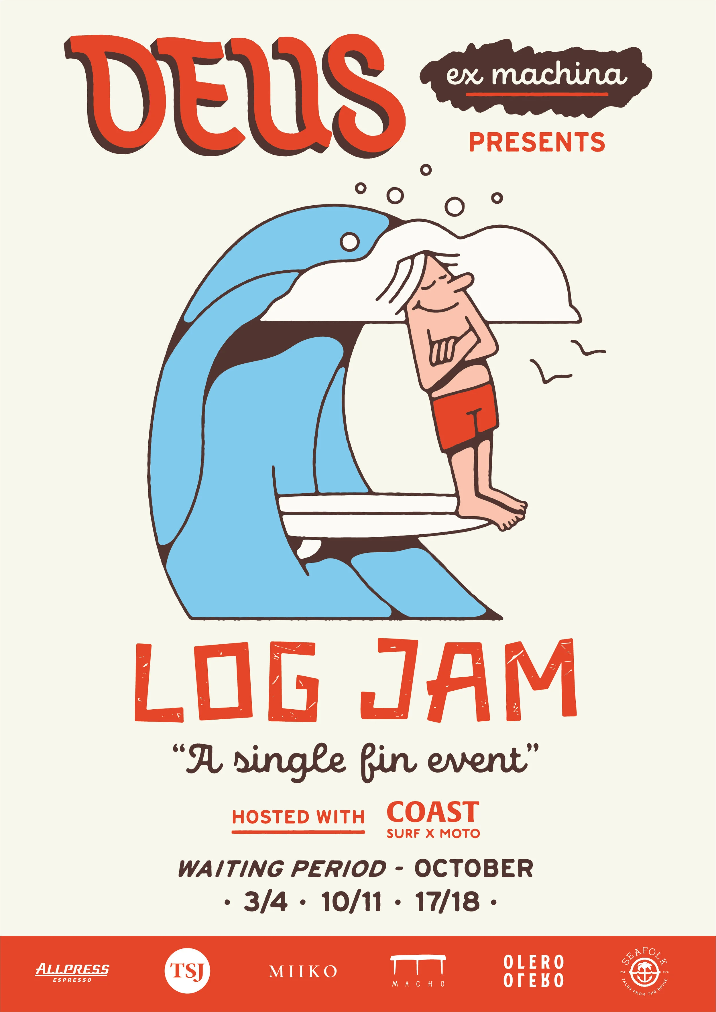 deus ex machina ロングボードフィン バリ チャングー店購入